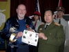 General Wan being presented an ODA-109 Honorary Member Certificate and 5th SFG VN Coin during 2007 trip to China