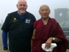 Jim Duffy with Tibetan Monk at Wu Tai Shan
