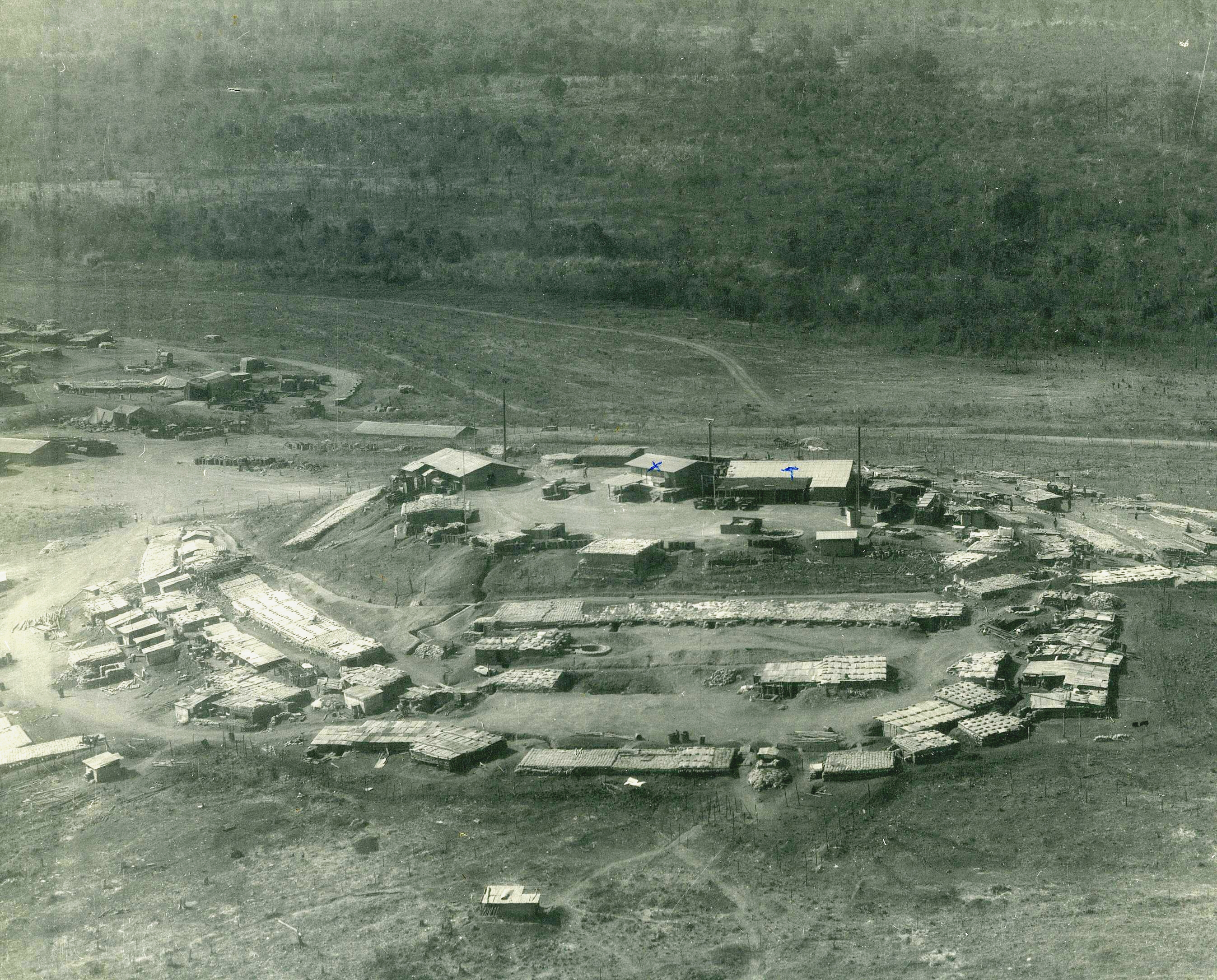 Special Forces Camp Plei Djereng A-251, West of Pleiku on the border in II Corps, RVN, 1968