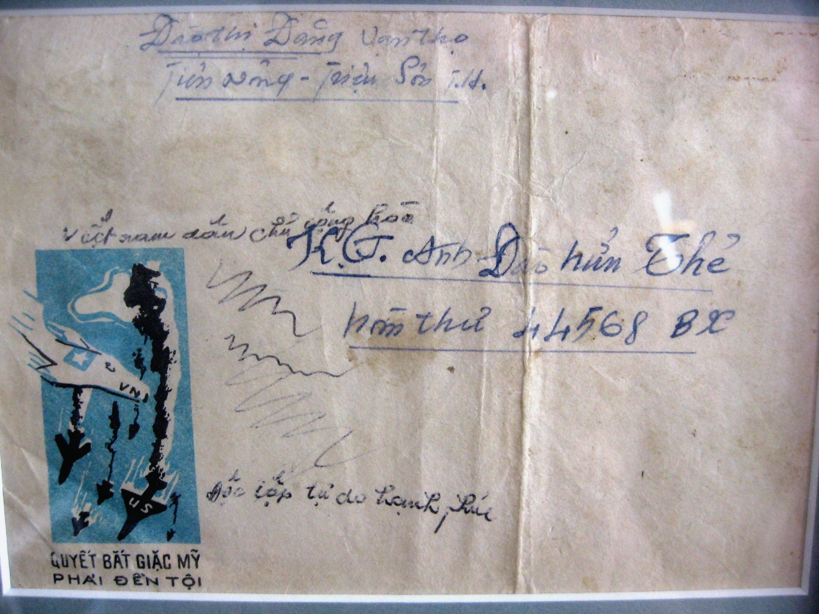 American Pirates Letter captured by SSG Holmes on operation with Kontum Mike Force near A-Team Plei M