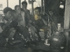 SSG Lonny Holmes drinking rice wine with the \'Montagnards, Plei Djereng, A-251 July 68. It gives you a very bad hangover.
