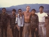 SSG L Holmes with Montagnards(mostly Rhade and Jarai) at Plei Djereng A-251, RVN, May 68