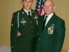 Sp 4 Jonathan J. and Lonny Holmes at Chapter 78 Special Forces Christmas Dinner, 2008.