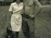 Red Cross Woman and Lonny Holmes at Plei Djereng A-251 RVN July \'68. .45 cal M-1911 pistol on my rt hip