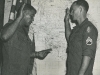 A-432 Team CPT R. Greenwood re- enlists SSG L Holmes at Company D, 1st SFGA SFOB in July 67