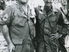 MSG Greald N. \'Moose\'Brannon, SGM Rush R. Tindell, and SGT Louis I. Holmes, building B-430 Special Forces Camp in the rain forrest of Trang, South Thailand. November 1966