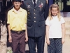 Jon J. Holmes, Brig General and Kimberly Holmes, at USC ROTC Awards Program, 1997.  The General has a Combat Jump Star on his Master Wings, from jumping into Panama.