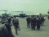 Recon teams loading choppers for insertion RVN