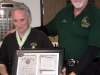 Art Dolick recieving the Order of Saint Laurence, July 2008