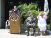 Post Commander Jerry Hoosier acts as Master of Ceremonies
