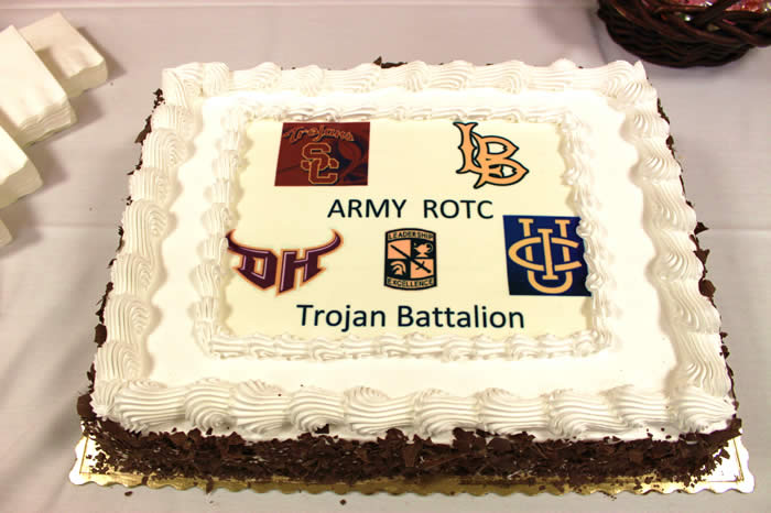The Trojan Battalion Graduation Cake