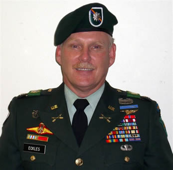 SF member of the year, LTC Jack Eckles. SF member of the year, LTC Jack Eckles.