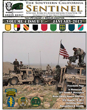 Newsletter for January, 2013 Newsletter for January, 2013