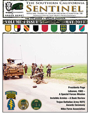 Newsletter for May, 2013