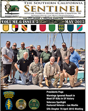 Newsletter for May, 2015