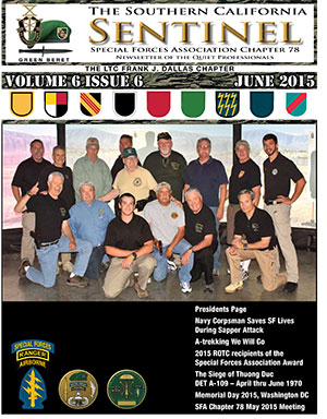 Newsletter for June, 2015 Newsletter for June, 2015