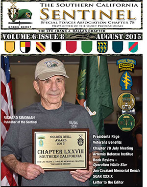 Newsletter for August, 2015 Newsletter for August, 2015