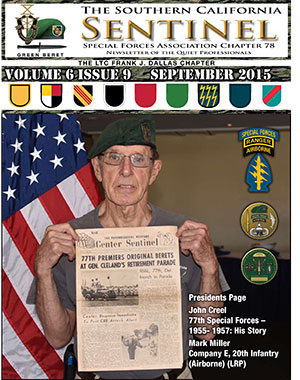 Newsletter for September, 2015 Newsletter for September, 2015