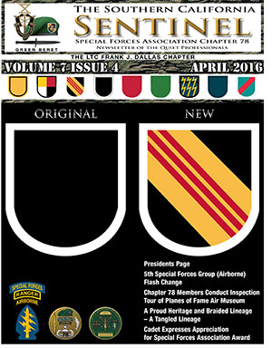 Newsletter for April, 2015 Newsletter for April, 2016