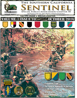 Newsletter for October, 2016
