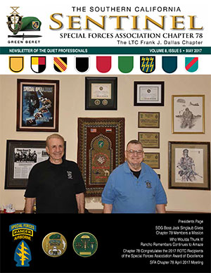 Newsletter for May, 2017 Newsletter for May, 2017