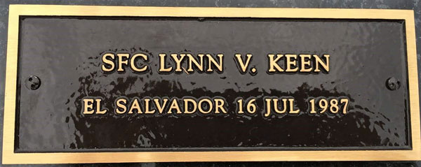 SFC Lynn Keen, MOS 1840D, was assigned to A-Co, 3/7th SFGA at the time of his death. (Photo courtesy Greg Walker)