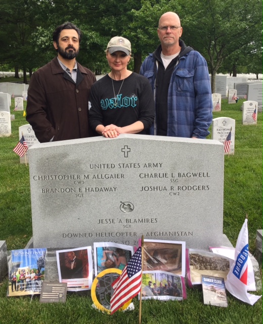 Irv, Alex and Stew at Flipper-75 Crew grave