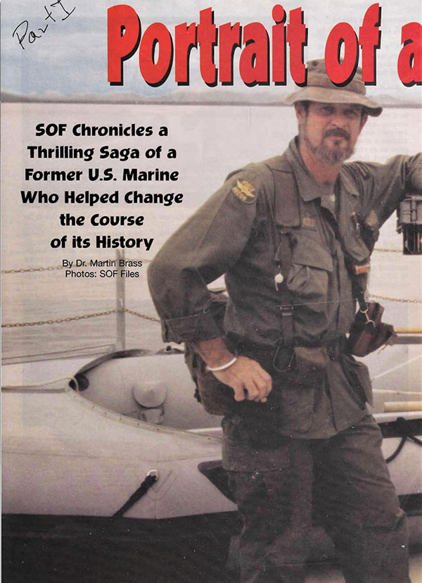 Marine Force Recon veteran Harry Claflin trained and advised the Salvadoran parachute battalion, and later created and trained the Special Operations Group (GOE). Commissioned as an officer he would spend nine years in El Salvador as a combat adviser and mentor. (Robert K Brown/Soldier of Fortune, Sept. 2007, https://www.sofmag.com/sof-fights-communism-in-el-salvador/