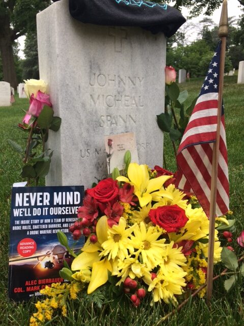 The grave of Johnny Michael Spann.