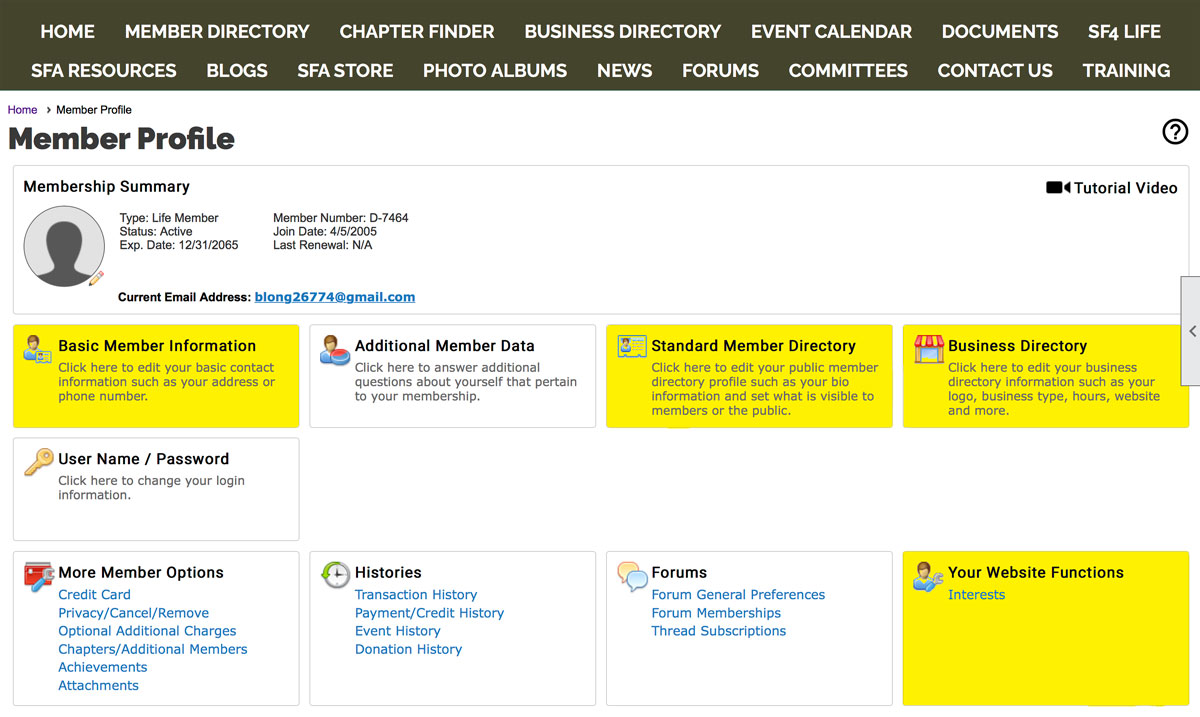 Member-Profile-Dashboard Member Profile Dashboard