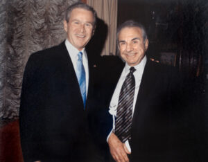 Simonian-with-George-Bush400px George W. Bush and Richard Simonian