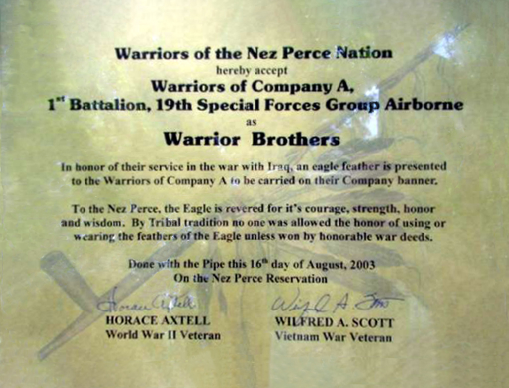 1_Adoption-of-Unit-by-Nez-Perce