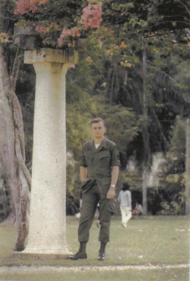 Young Pat Sajak in Vietnam.