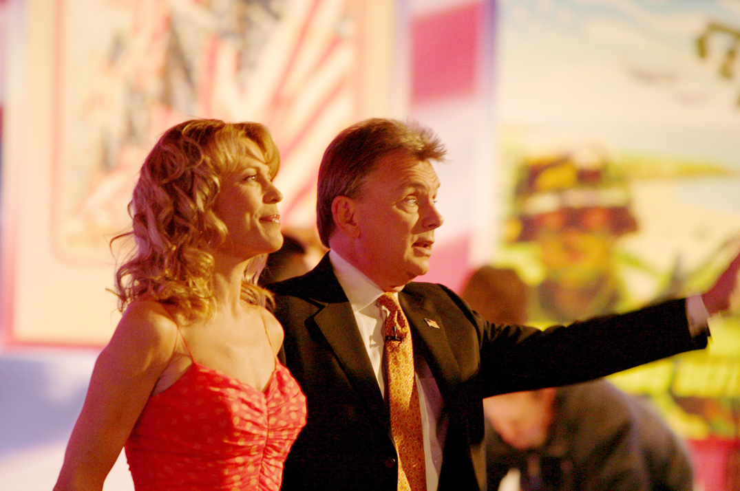 Pat Sajak and Vanna White of Wheel of Fortune