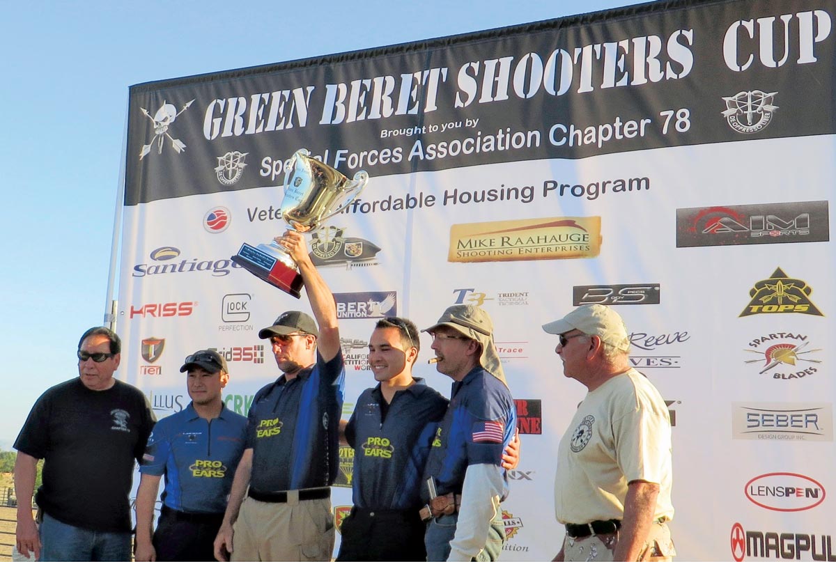 Ramon Rodriguez, and GBSC winning LAPD Team, LA Lawmen Blue, and Terry Cagnolatti team coordinator.