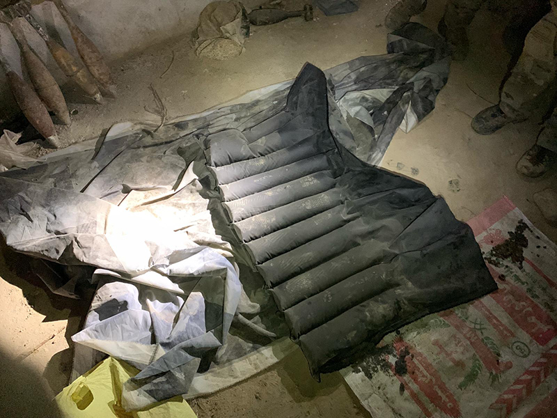 Uncovered-explosives Bomb making materials