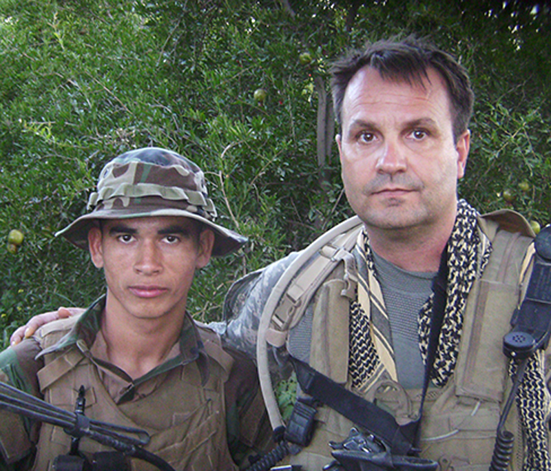 Scott Mann and Afghan Special Forces Sergeant Nezam.