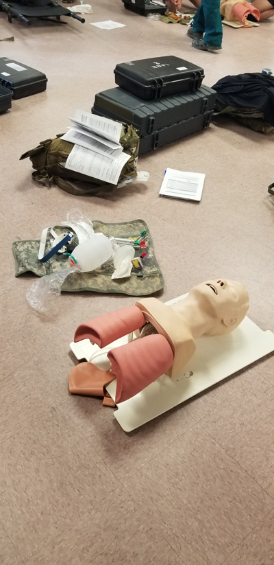 One of the sophisticated manikins used for intubation training. (How Miller)