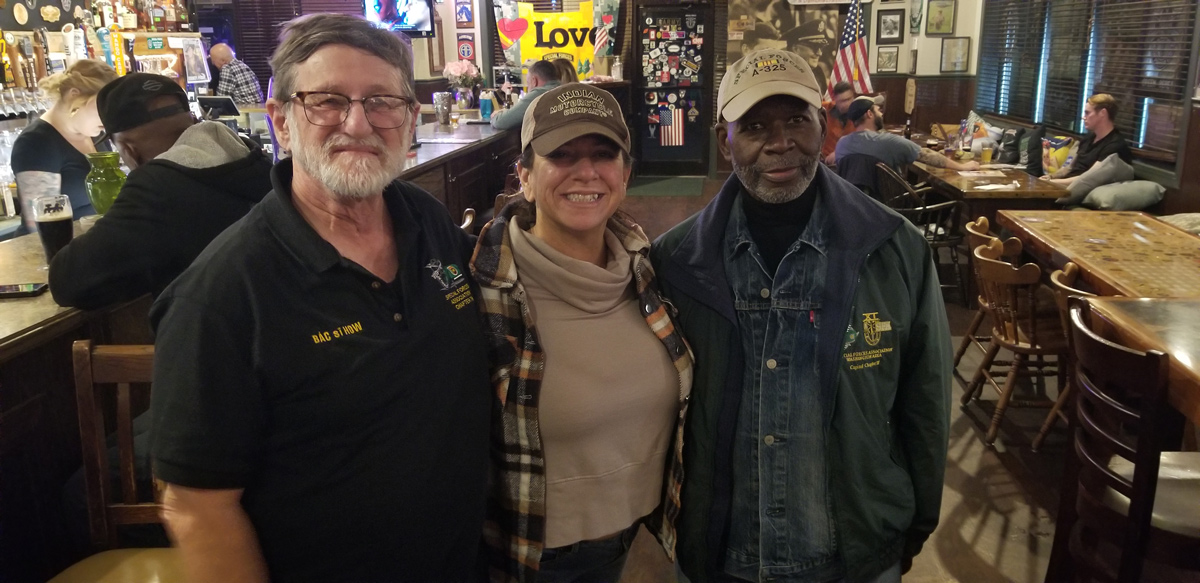 Left to right, How Miller, Tracy Guthrie, and Lew Chapman. (How Miller)