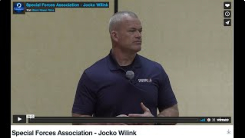 Jocko Willink video snapshot